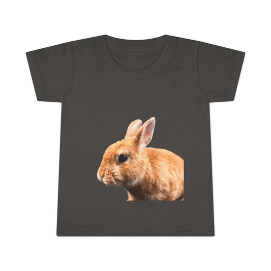 Toddler Bunny T-Shirt — Cute Realistic Rabbit Graphic Tee for Kids