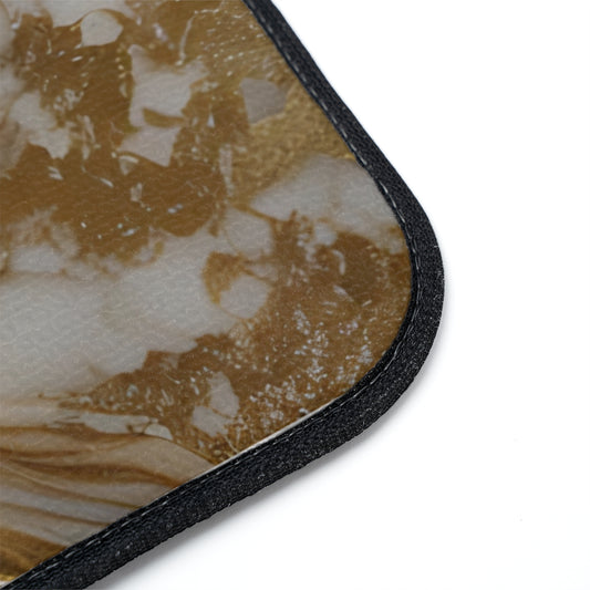 Gold Marble Car Floor Mat — Luxe Automotive Floor Protector
