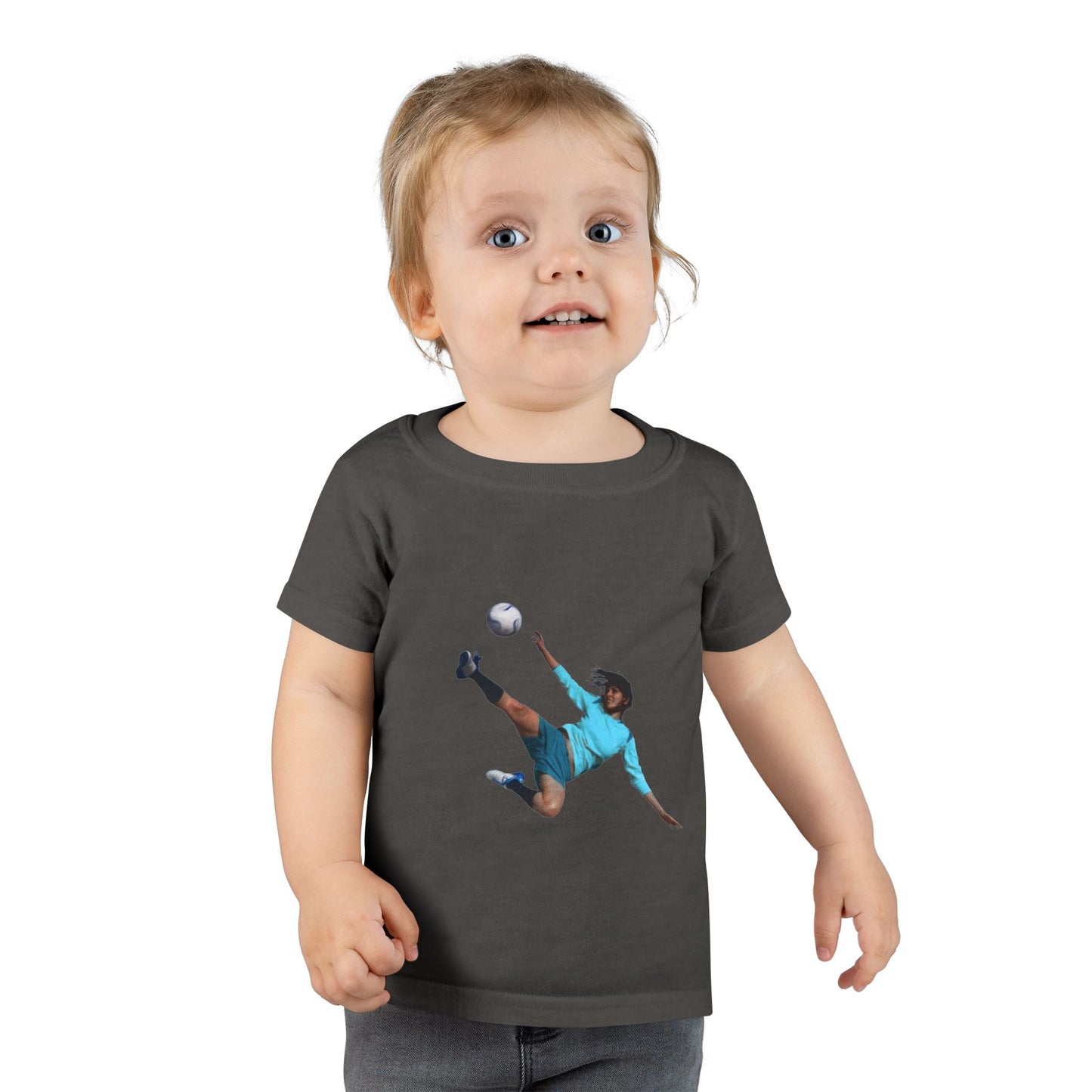 Toddler T-Shirt — Action Soccer Player Graphic | Kids Sports Tee