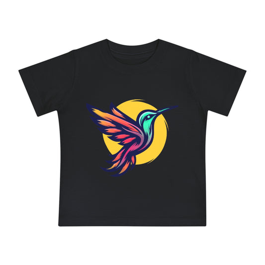 Baby T-Shirt — Colorful Hummingbird Graphic Tee for Infants