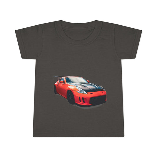 Red Sports Car Toddler T-Shirt — Kids Racing Tee