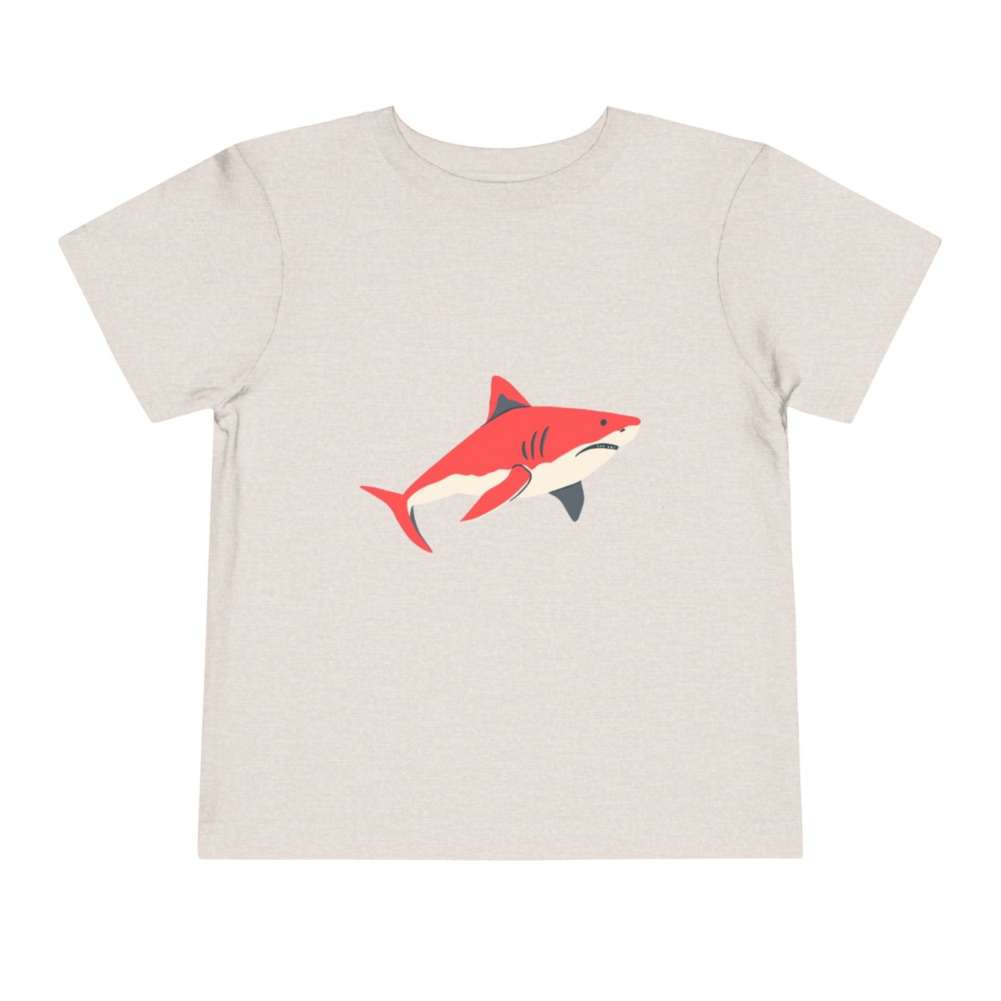 Toddler Tee — Cute Red Shark Graphic Kids Shirt