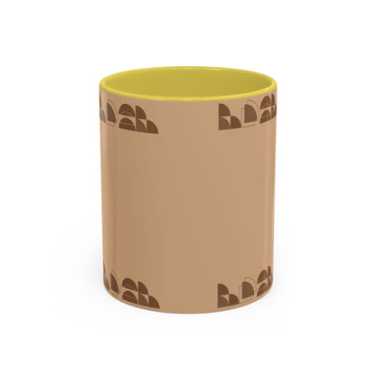 Retro Neutral Pattern Coffee Mug (11oz, 15oz)