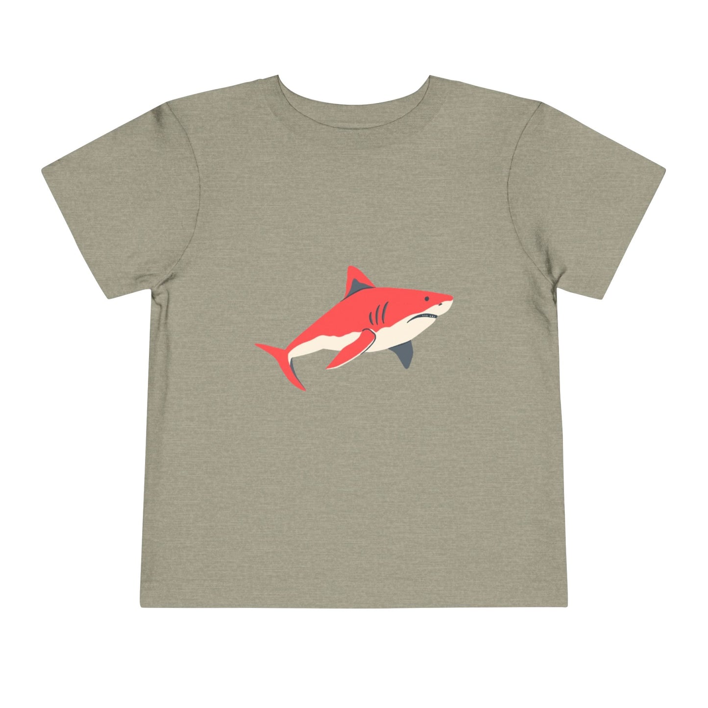 Toddler Tee — Cute Red Shark Graphic Kids Shirt