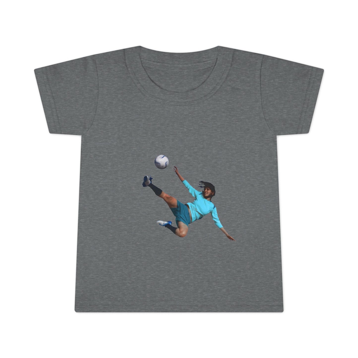 Toddler T-Shirt — Action Soccer Player Graphic | Kids Sports Tee