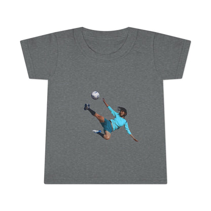 Toddler T-Shirt — Action Soccer Player Graphic | Kids Sports Tee