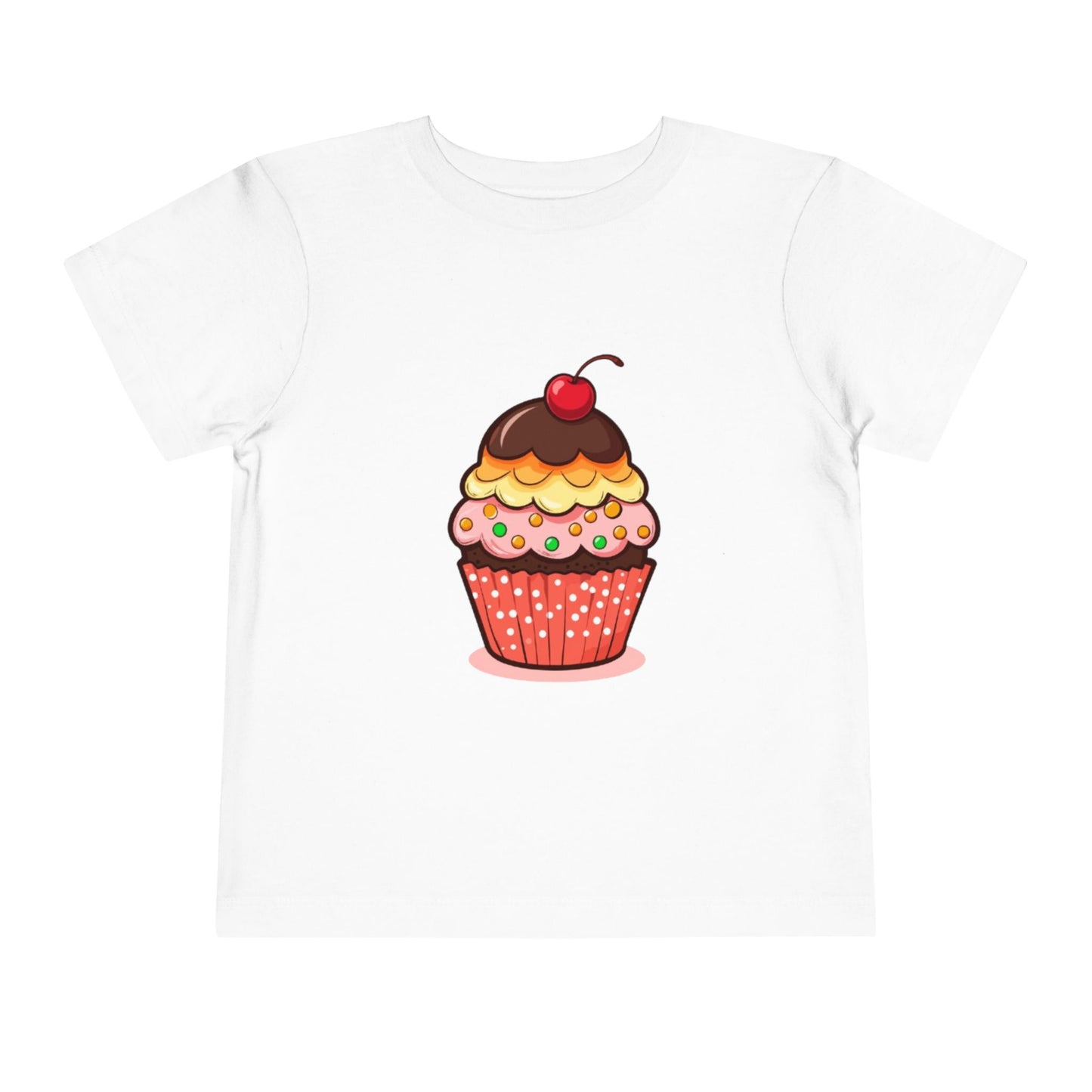 Toddler Tee — Cute Cupcake Graphic Kids Shirt
