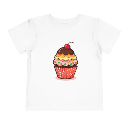 Toddler Tee — Cute Cupcake Graphic Kids Shirt