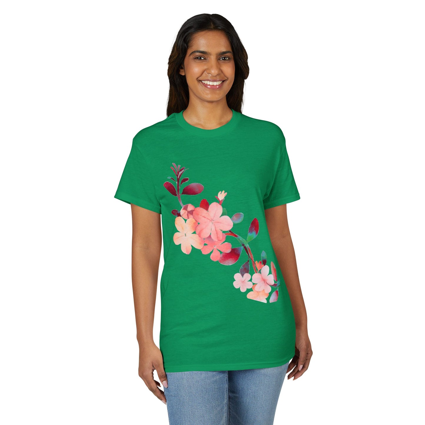 Floral Watercolor Branch T-Shirt