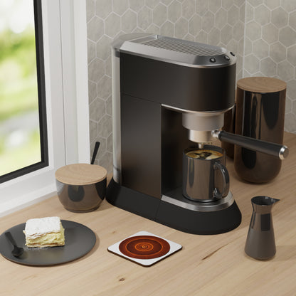 Retro Sunburst Ceramic Coaster