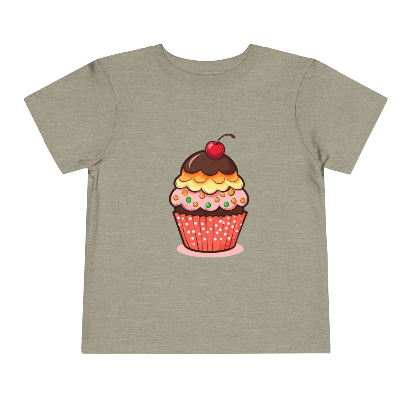 Toddler Tee — Cute Cupcake Graphic Kids Shirt