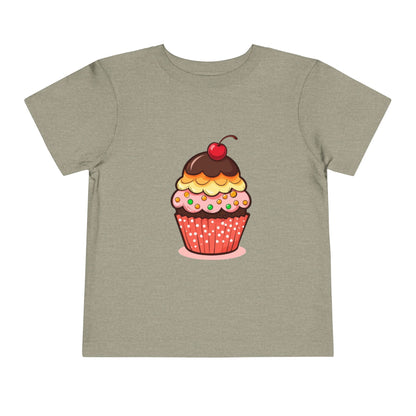 Toddler Tee — Cute Cupcake Graphic Kids Shirt