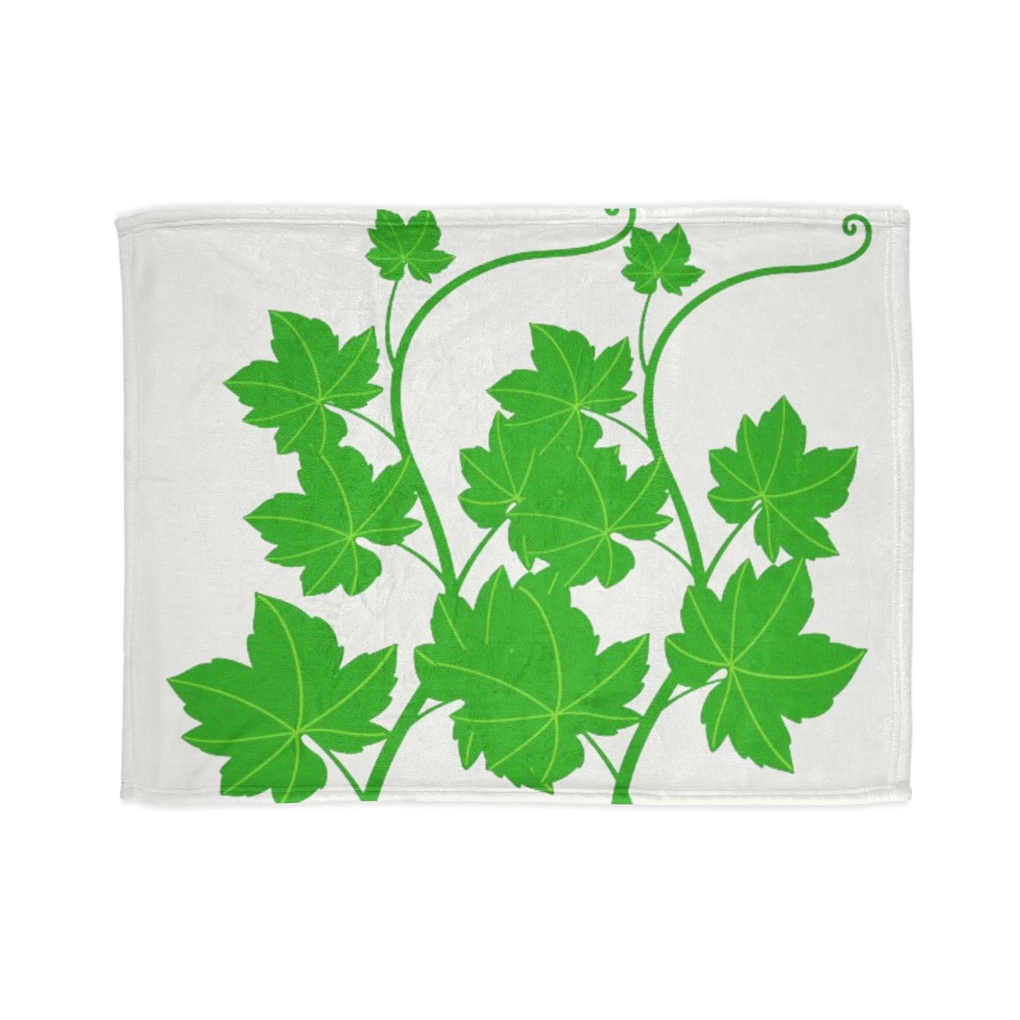 Green Ivy Vines Blanket — Soft Polyester Throw for Home & Garden Lovers