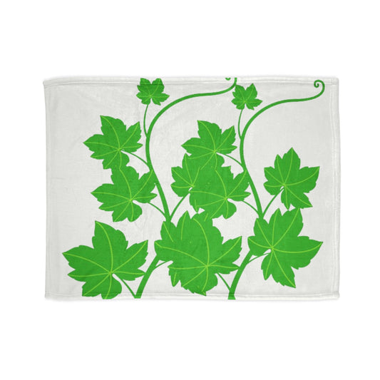 Green Ivy Vines Blanket — Soft Polyester Throw for Home & Garden Lovers