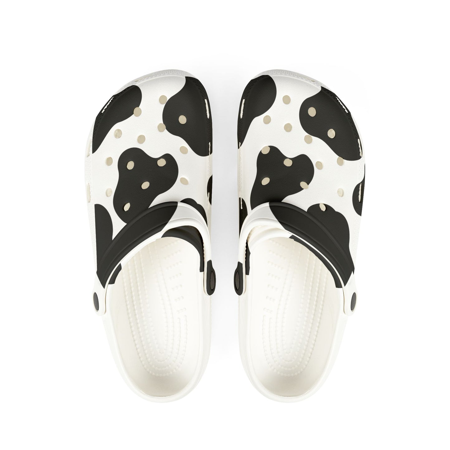 Cow Print EVA Foam Clogs — Lightweight Slip-On Garden & Casual Shoes