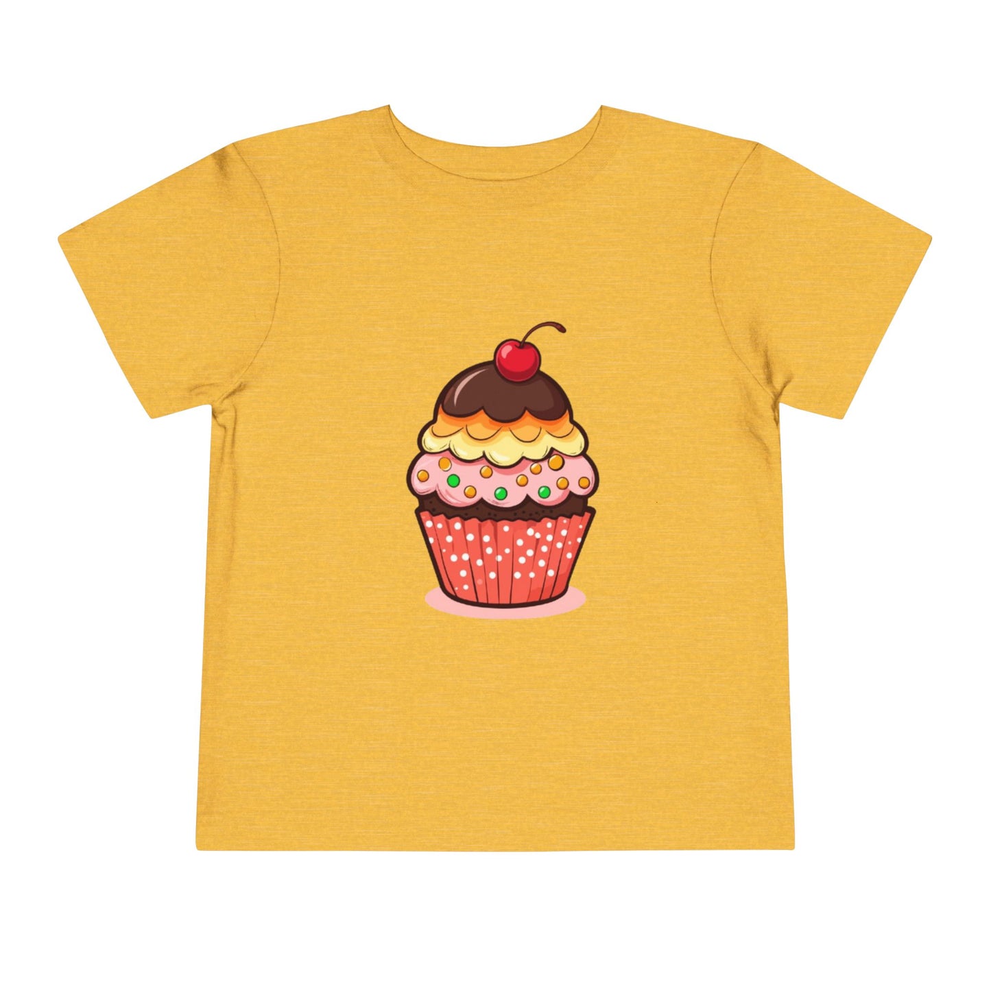 Toddler Tee — Cute Cupcake Graphic Kids Shirt