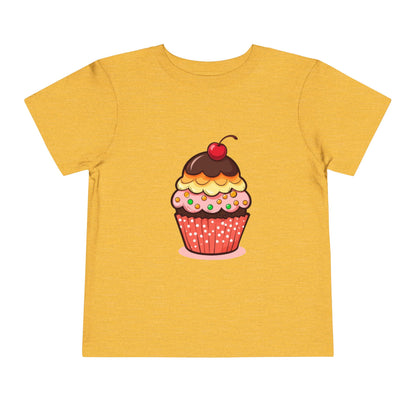 Toddler Tee — Cute Cupcake Graphic Kids Shirt