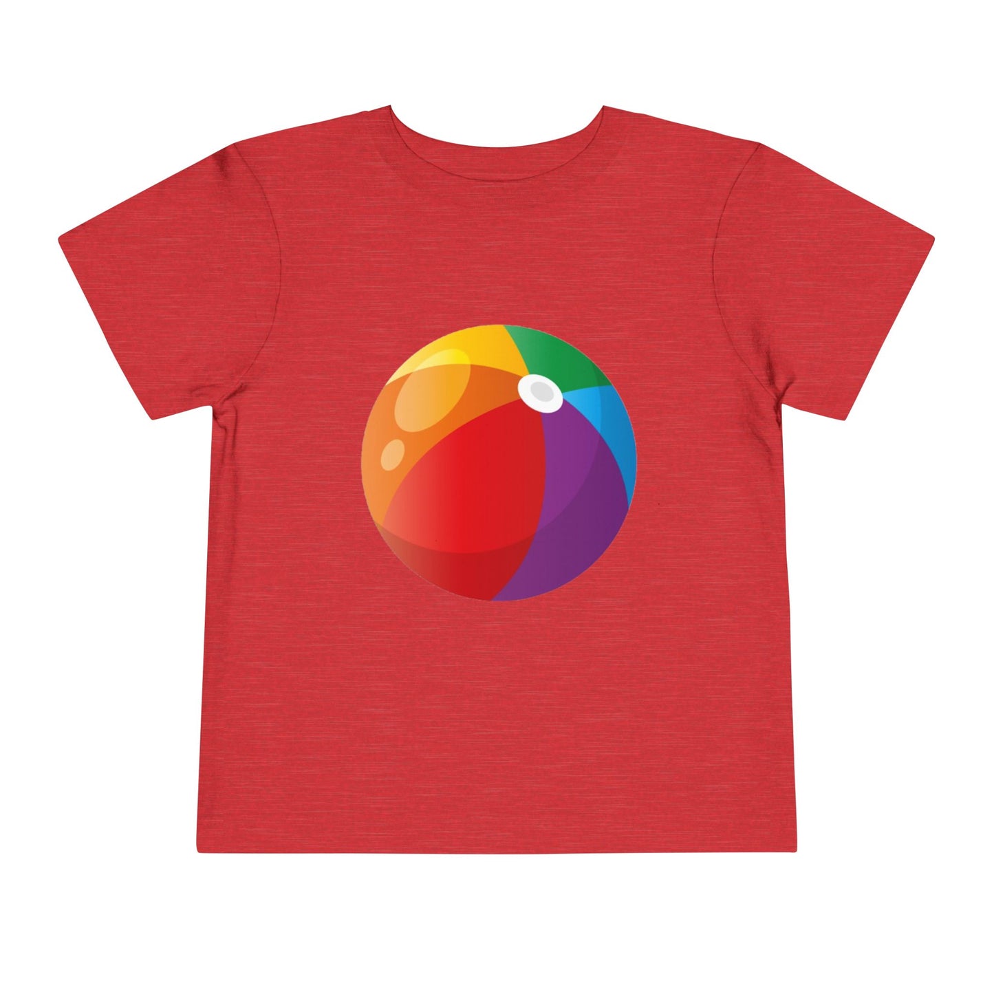 Beach Ball Toddler Tee — Colorful Summer Play Shirt