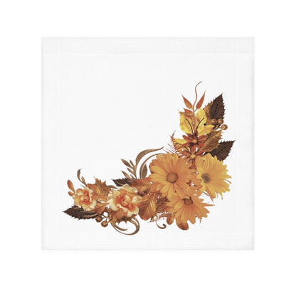 Autumn Floral Face Towel — Golden Daisy Corner Design