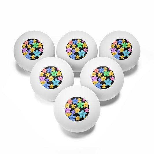 Ping Pong Balls (6-Pack) – High-Visibility Orange Practice Balls