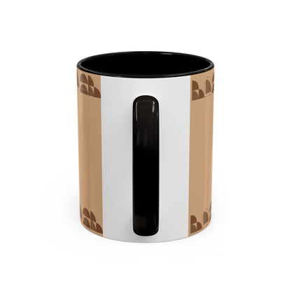 Retro Neutral Pattern Coffee Mug (11oz, 15oz)