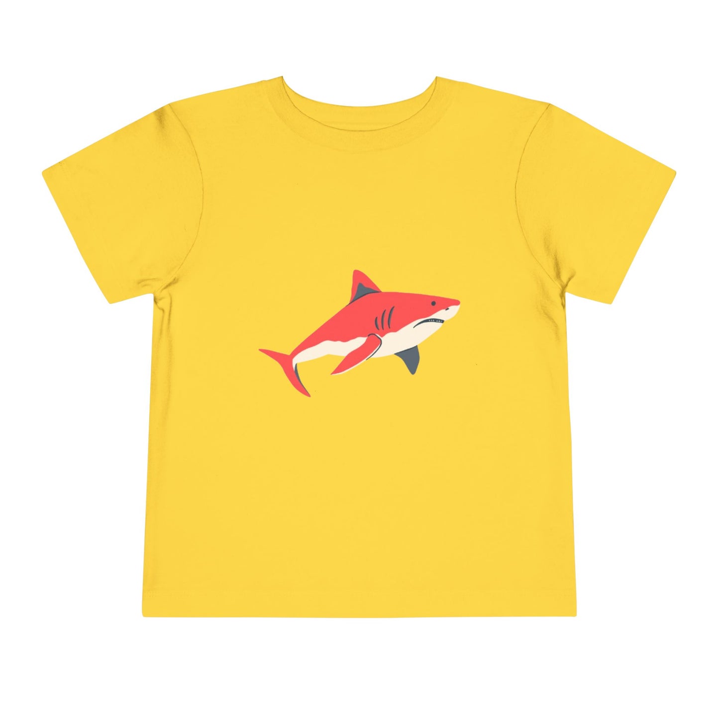 Toddler Tee — Cute Red Shark Graphic Kids Shirt