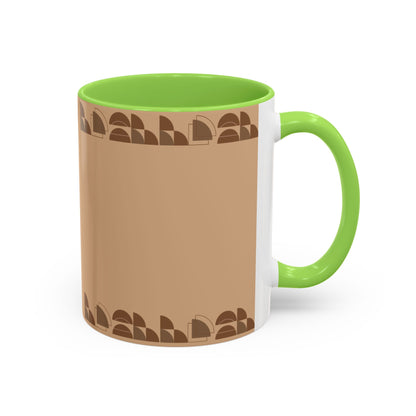 Retro Neutral Pattern Coffee Mug (11oz, 15oz)