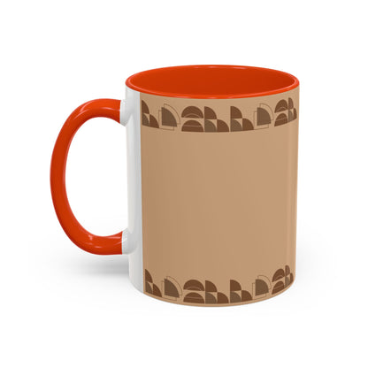 Retro Neutral Pattern Coffee Mug (11oz, 15oz)