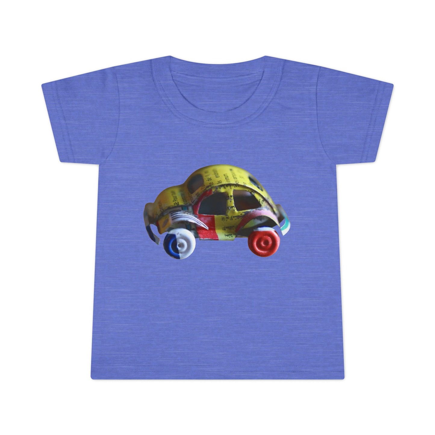 Toddler T-Shirt — Colorful Retro Toy Car Graphic