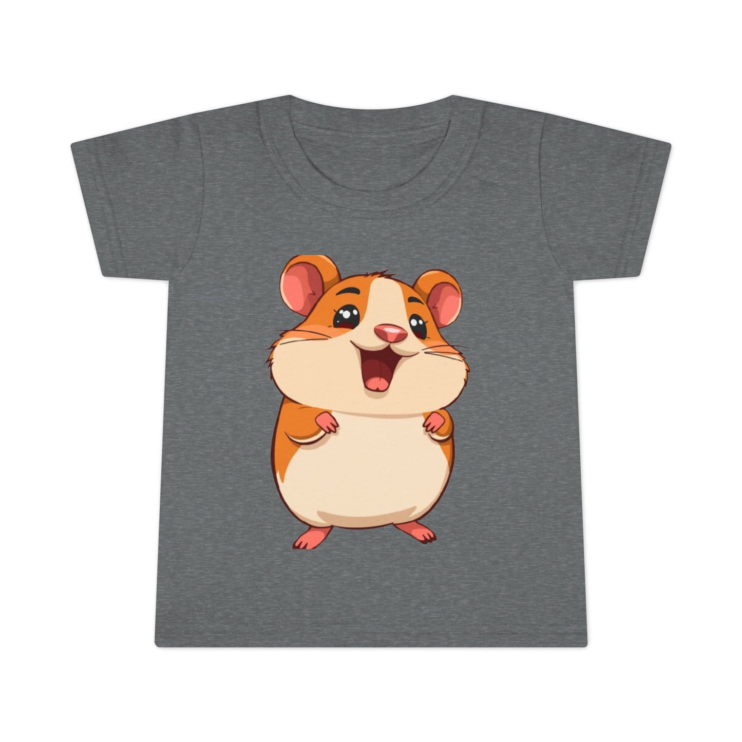Toddler T-Shirt — Cute Smiling Cartoon Hamster Kids Tee