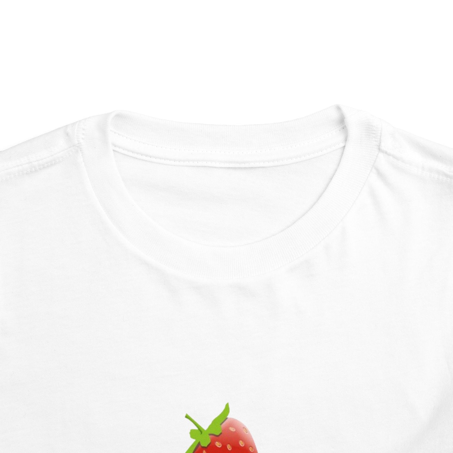 Toddler Tee with Cute Strawberry Cupcake Graphic