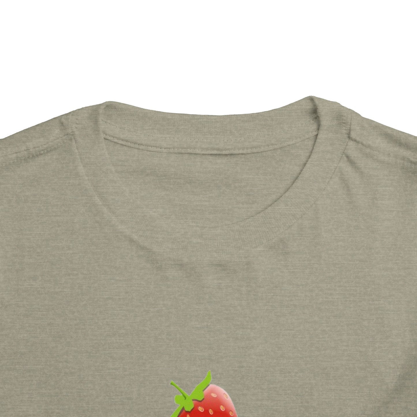 Toddler Tee with Cute Strawberry Cupcake Graphic