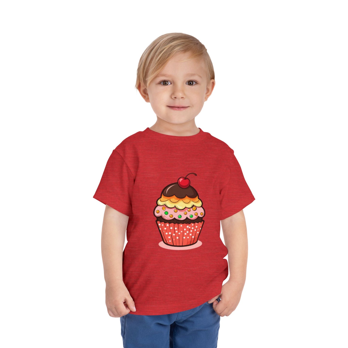 Toddler Tee — Cute Cupcake Graphic Kids Shirt