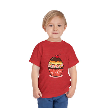 Toddler Tee — Cute Cupcake Graphic Kids Shirt