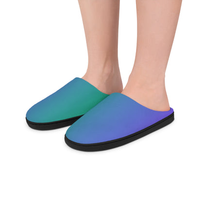 Gradient Cozy Slippers — Women's Indoor Soft-Feel House Shoes