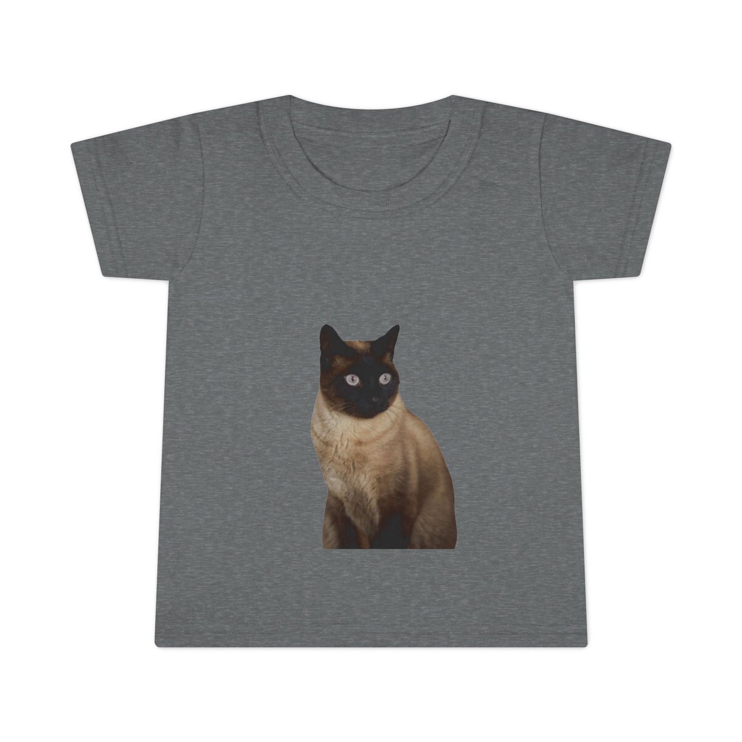 Toddler T-Shirt — Cute Siamese Cat Graphic Tee for Kids