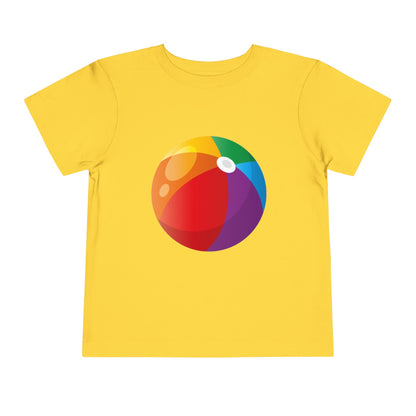 Beach Ball Toddler Tee — Colorful Summer Play Shirt