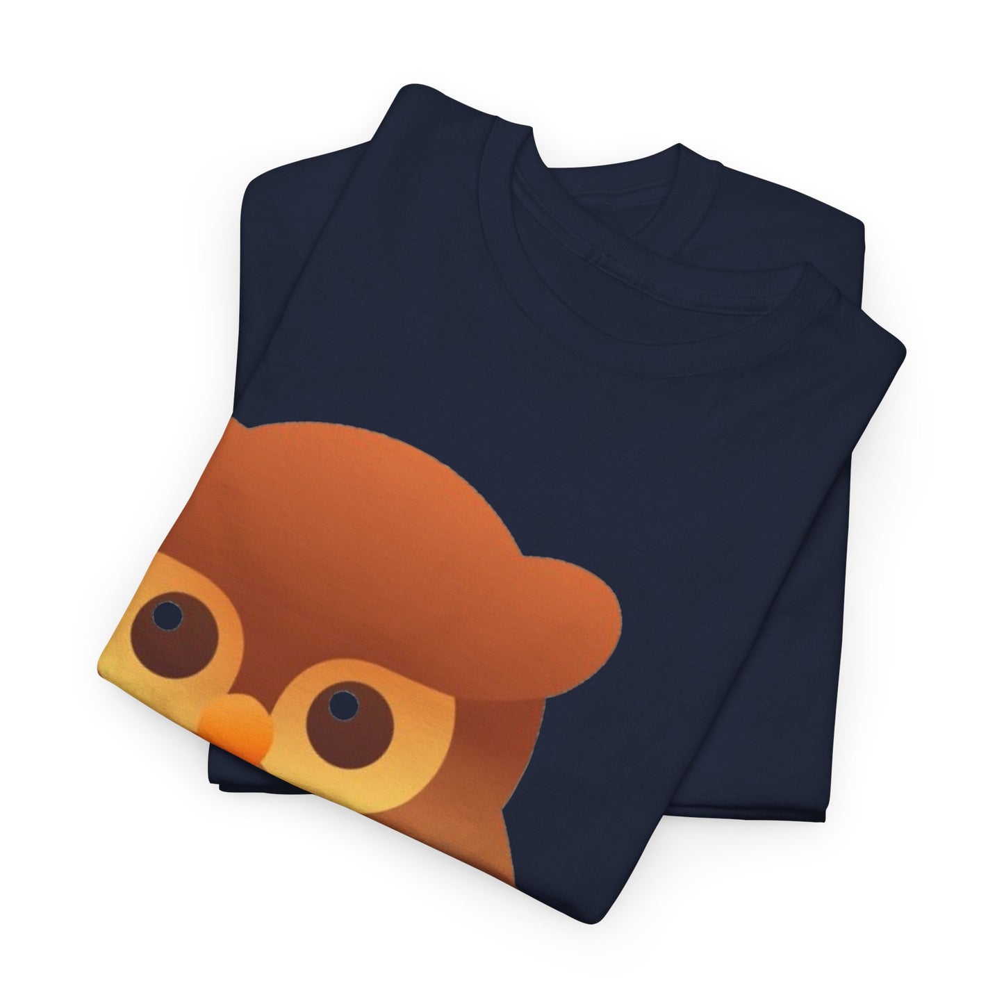 Cute Owl Graphic Tee — Whimsical Brown Owl Design