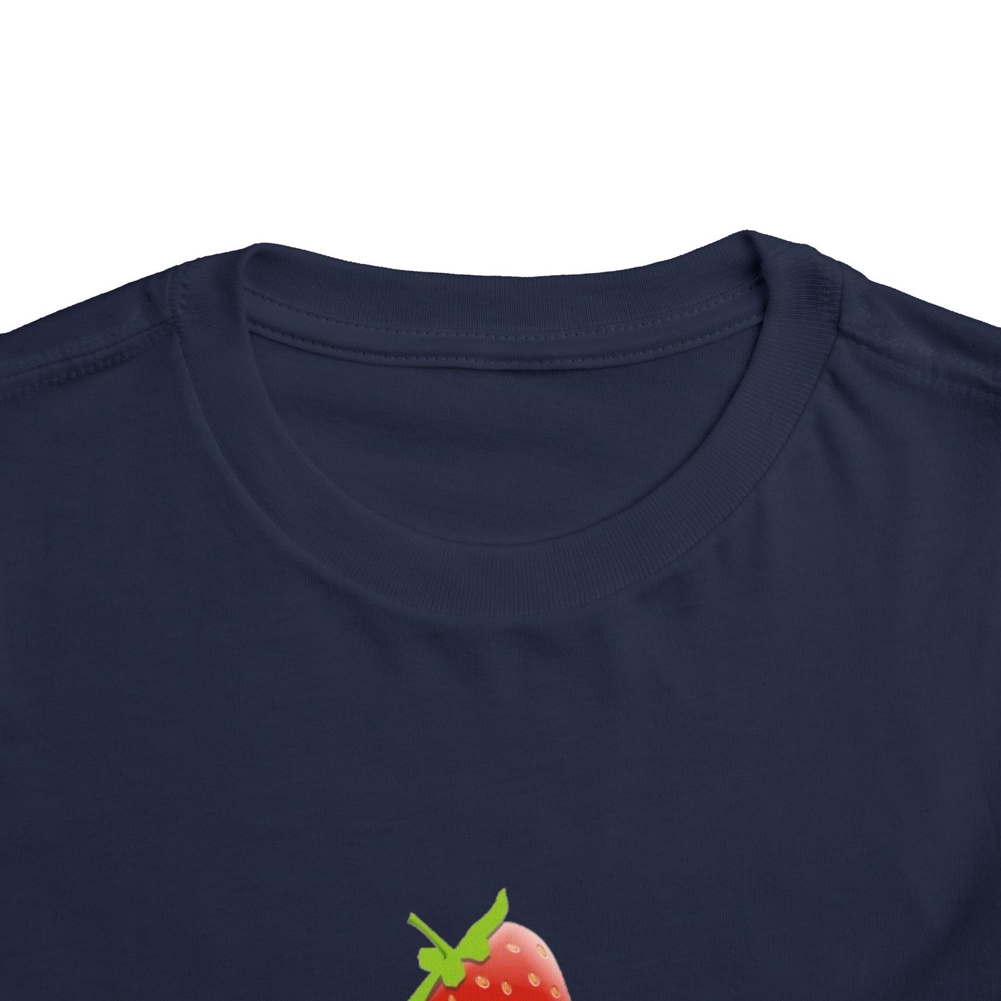Toddler Tee with Cute Strawberry Cupcake Graphic