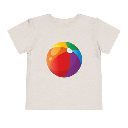 Beach Ball Toddler Tee — Colorful Summer Play Shirt