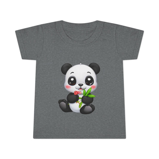 Cute Baby Panda Toddler T-Shirt — Adorable Bamboo Cartoon Tee for Kids
