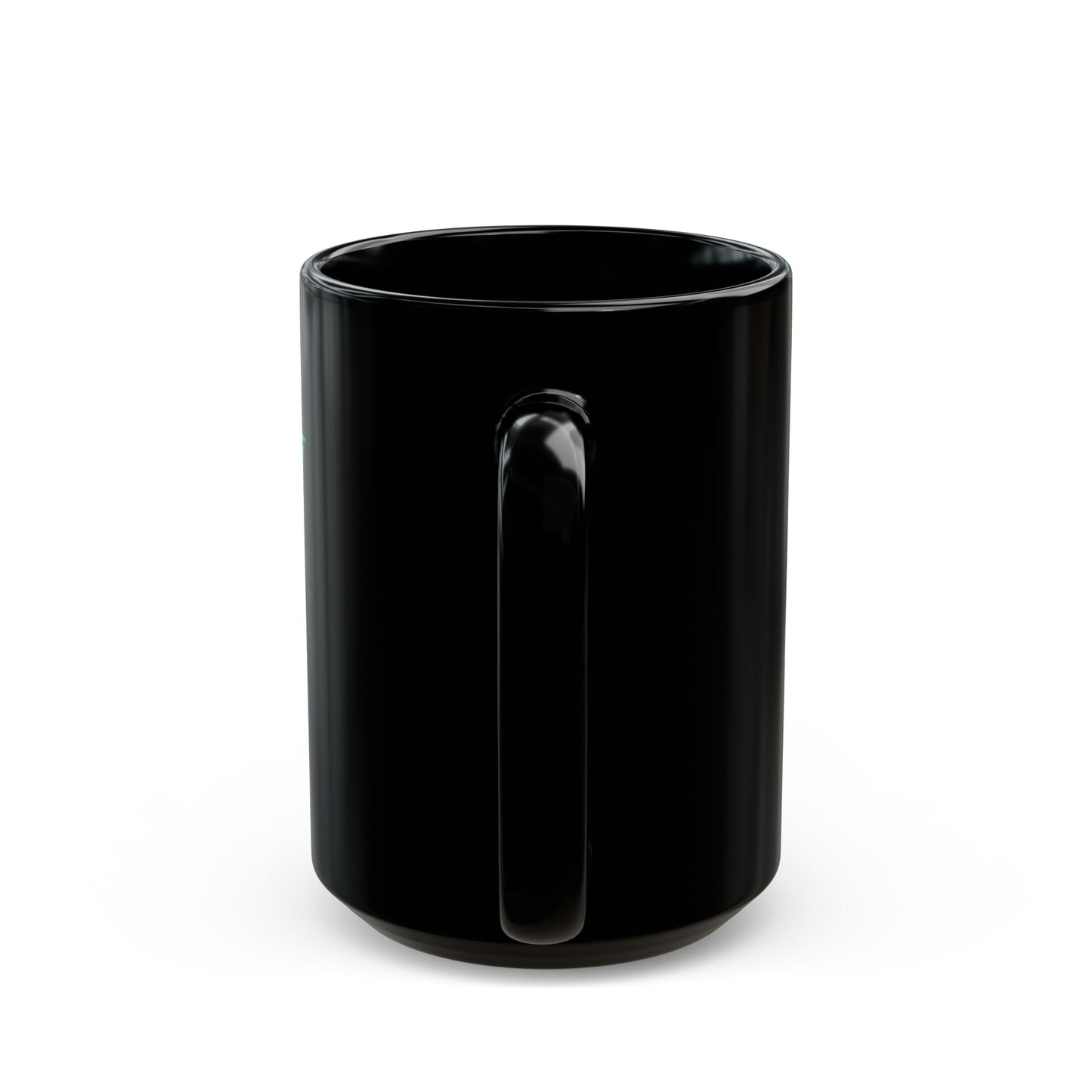 Sunflower Branch Black Mug — Floral Coffee Cup (11oz & 15oz)
