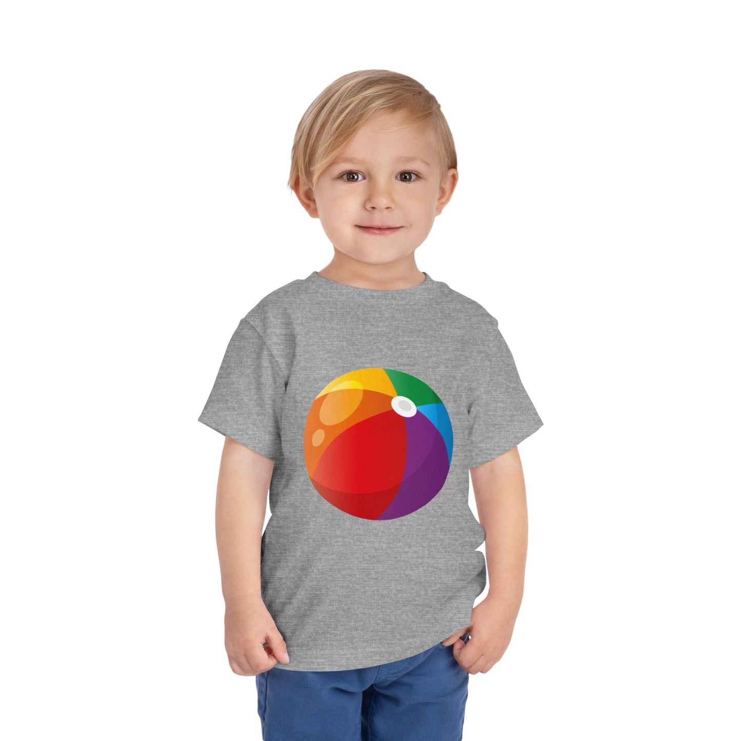 Beach Ball Toddler Tee — Colorful Summer Play Shirt
