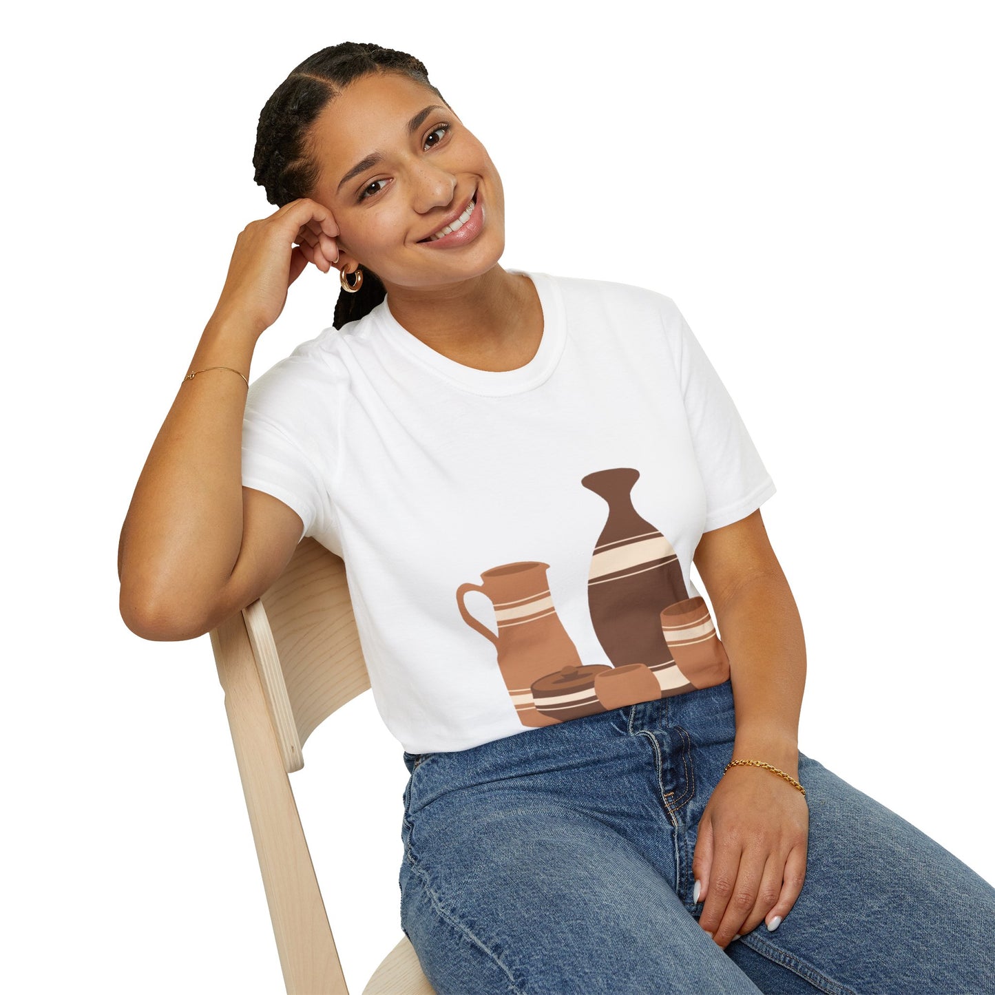 Kitchen Utensils Hanging Back Print T‑Shirt — Chef Cooking Tools Shirt