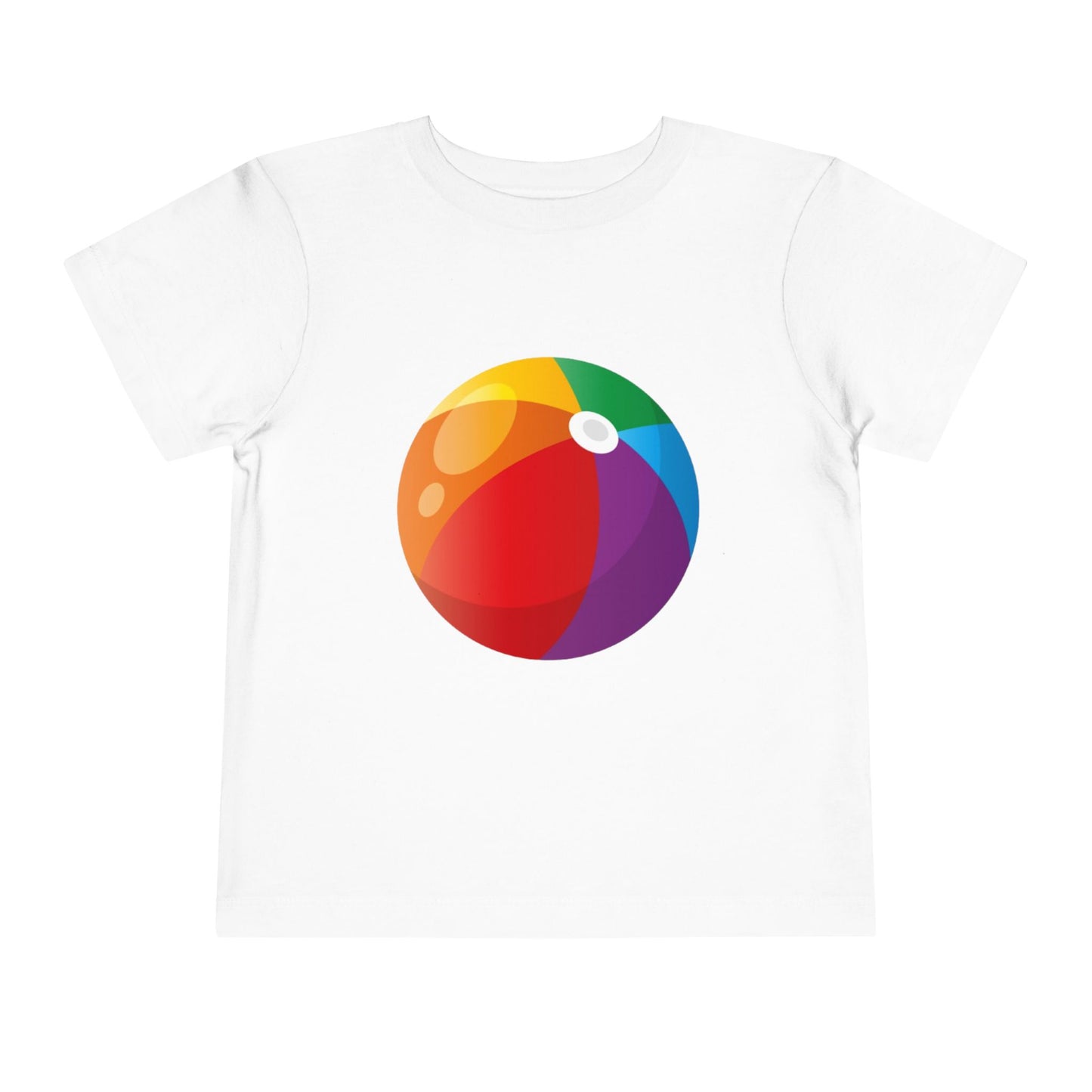 Beach Ball Toddler Tee — Colorful Summer Play Shirt