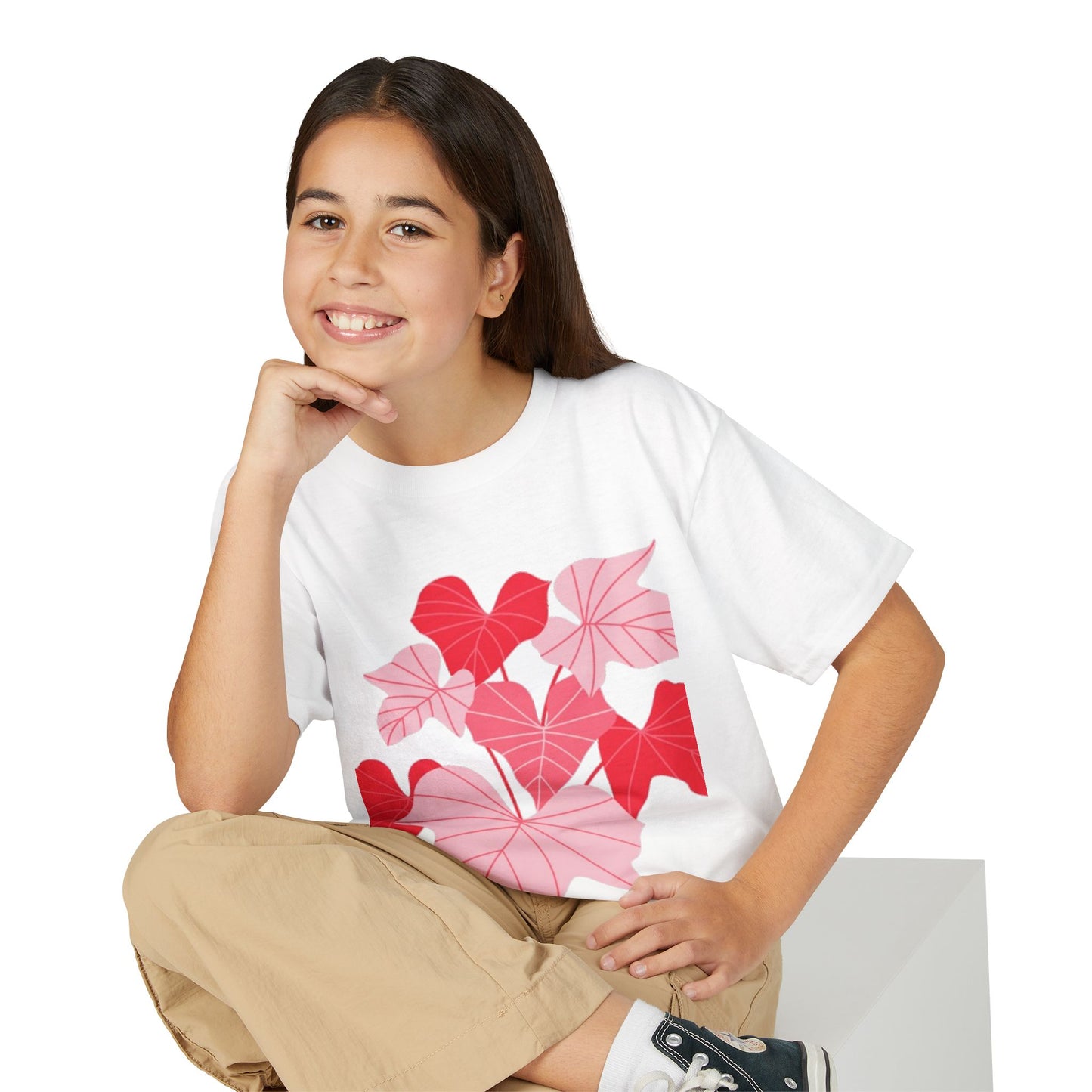 Youth Pink Caladiums T-Shirt