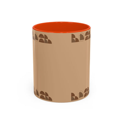 Retro Neutral Pattern Coffee Mug (11oz, 15oz)