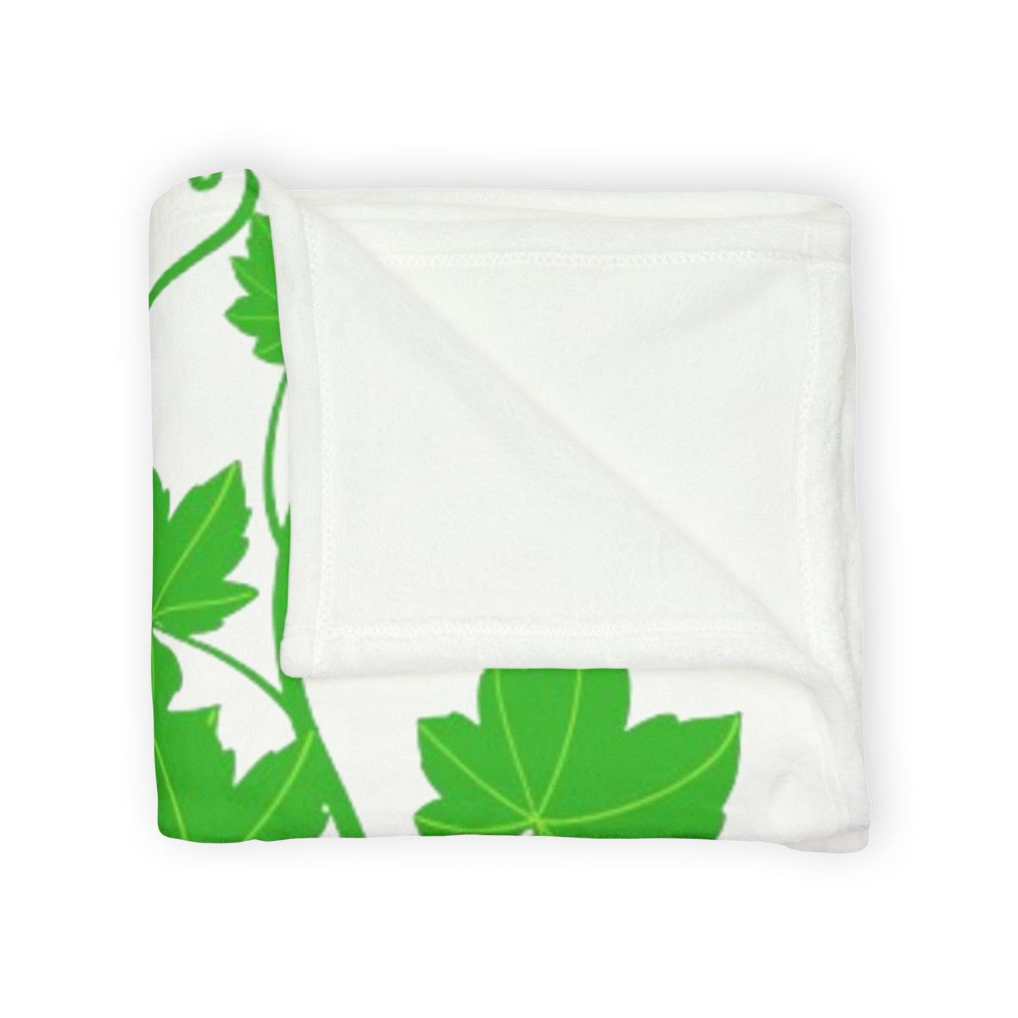 Green Ivy Vines Blanket — Soft Polyester Throw for Home & Garden Lovers