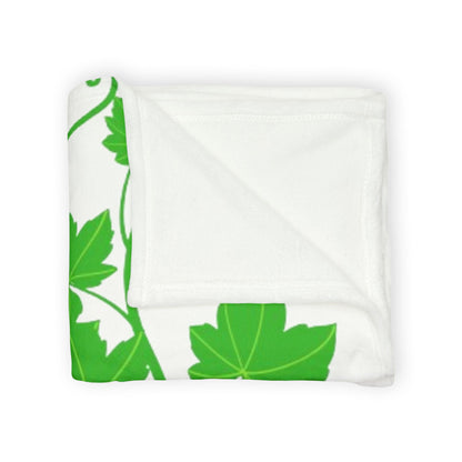 Green Ivy Vines Blanket — Soft Polyester Throw for Home & Garden Lovers