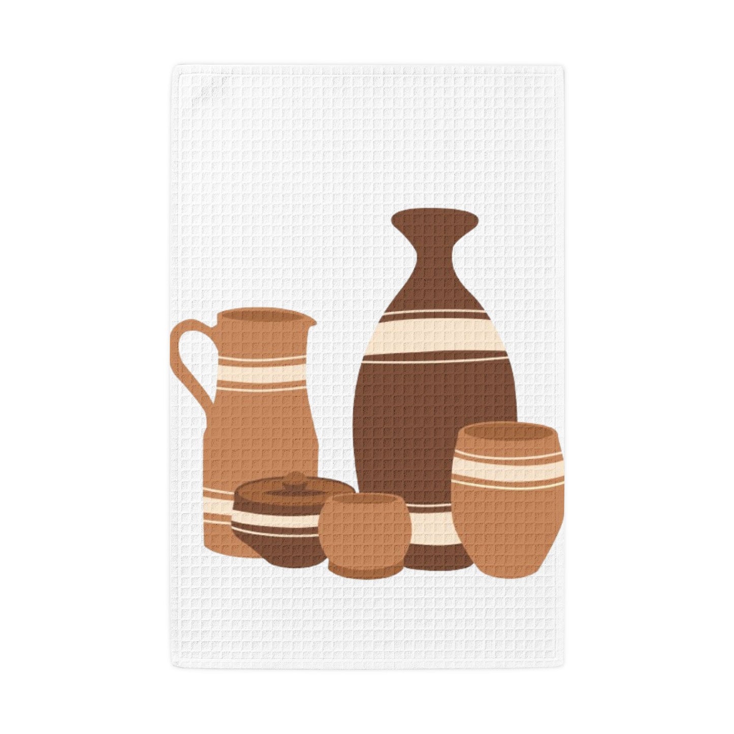 Ceramic Vessels Waffle Weave Kitchen Towel